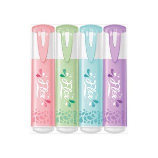 Maped Flex Pastel Lettering Υπογραμμιστής σε Blister 4 Χρώματα (740310)